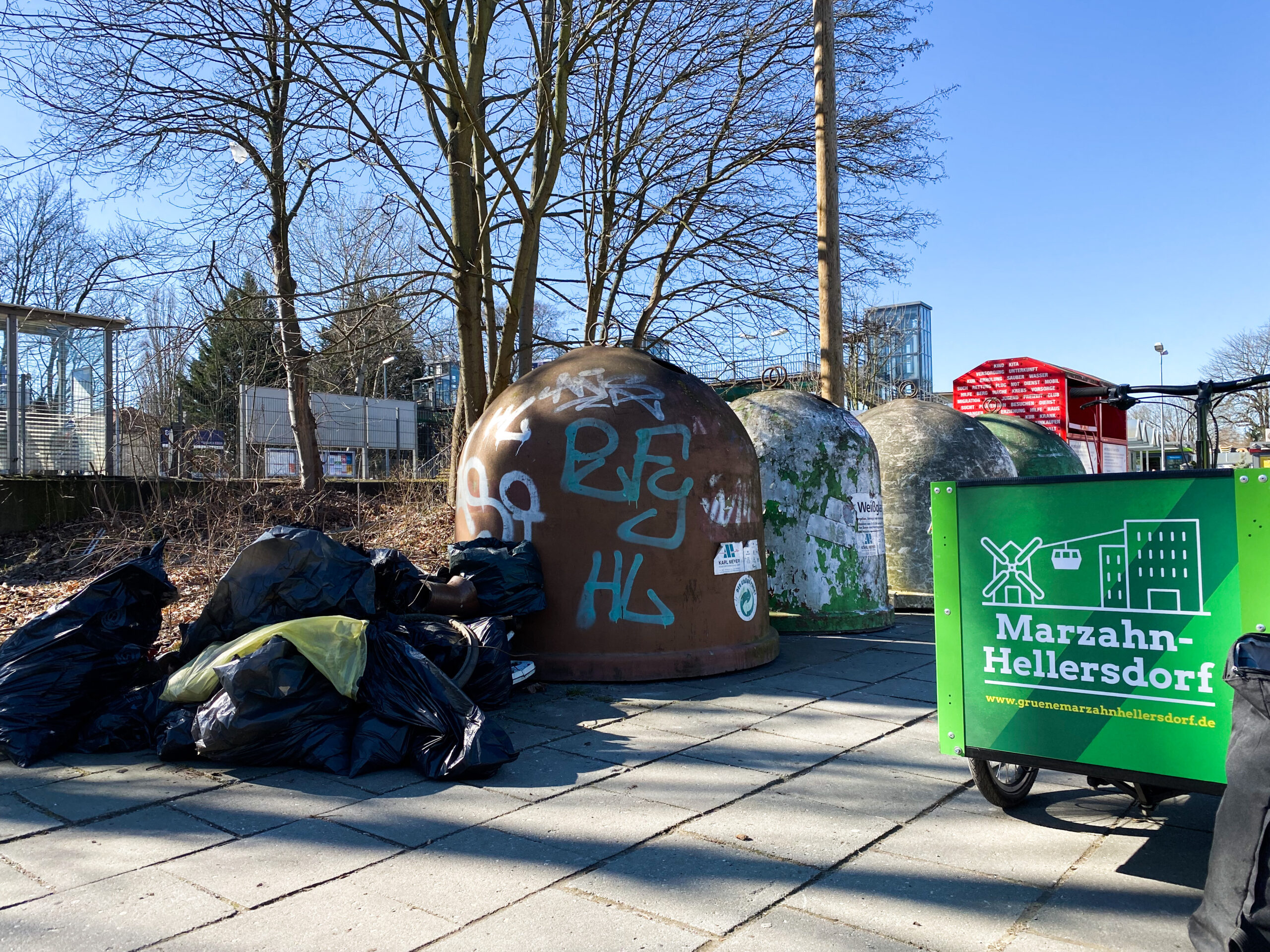 Müllsammelaktion S Biesdorf