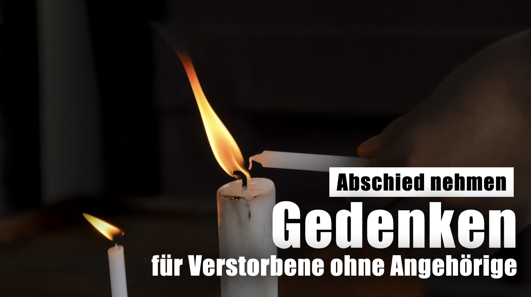 Gedenken für Verstorbene