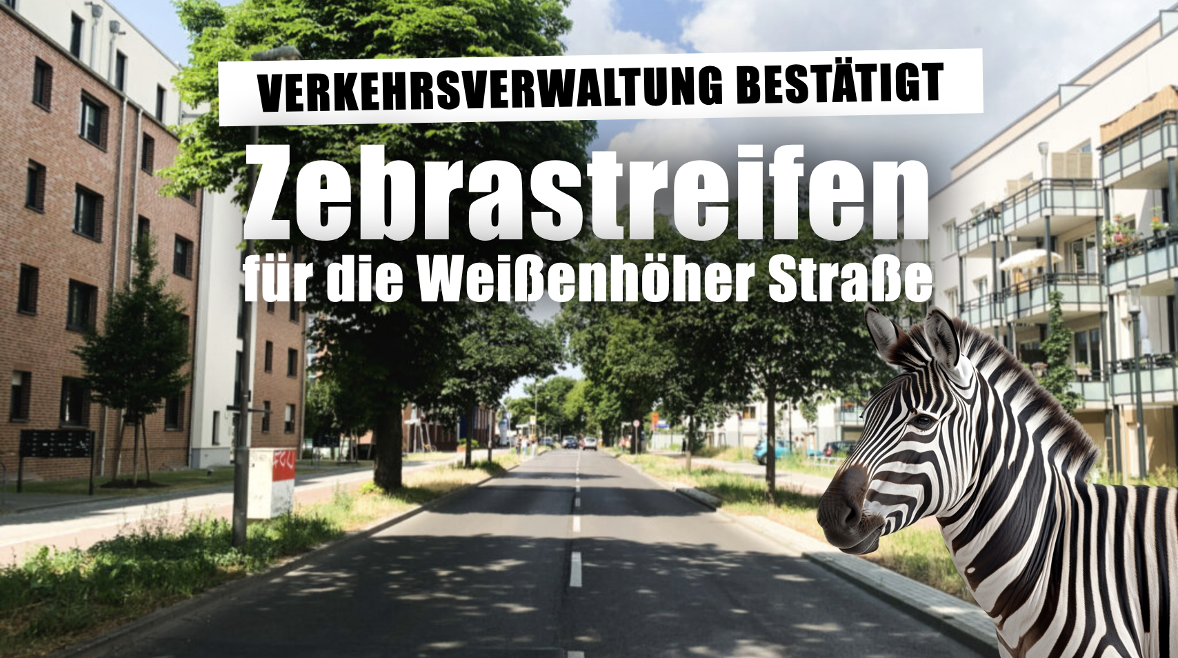 Zebrastreifen Weißenhöher Straße